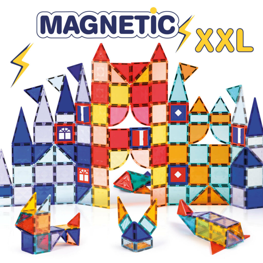 Svalor Kit Bricolage Aimanté Bois – 61 Pièces : 24 Formes, 24 Aimants, 12 Crayons Aquarelle, Colle – Créatif Dès 4 Ans