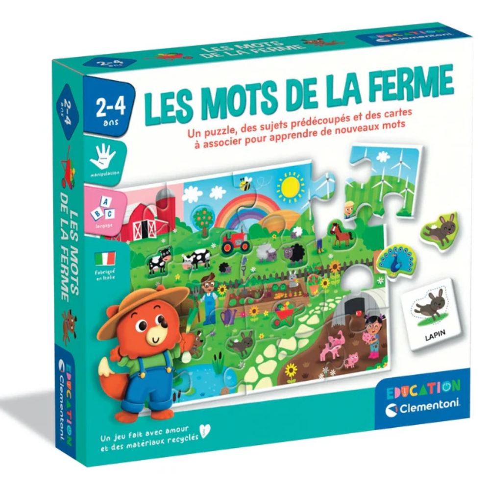 Les mots de la ferme｜Eveil-Montessori Maroc – Eveil Montessori