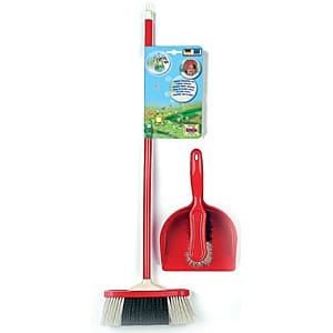 Set De Balayette Pour Enfants Avec Pelle - Jouet Éducatif En Plastique Doux Pour Tout Petits Materiel De Nettoyage Pour Maternelle Vert 96517585
