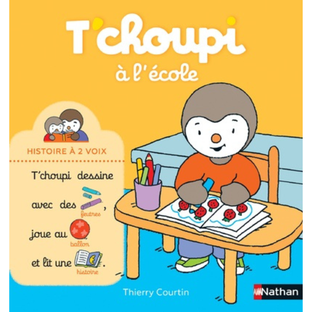 T'choupi à l'école - Histoire à 2 voix dès 2 ans | Maroc – Eveil Montessori
