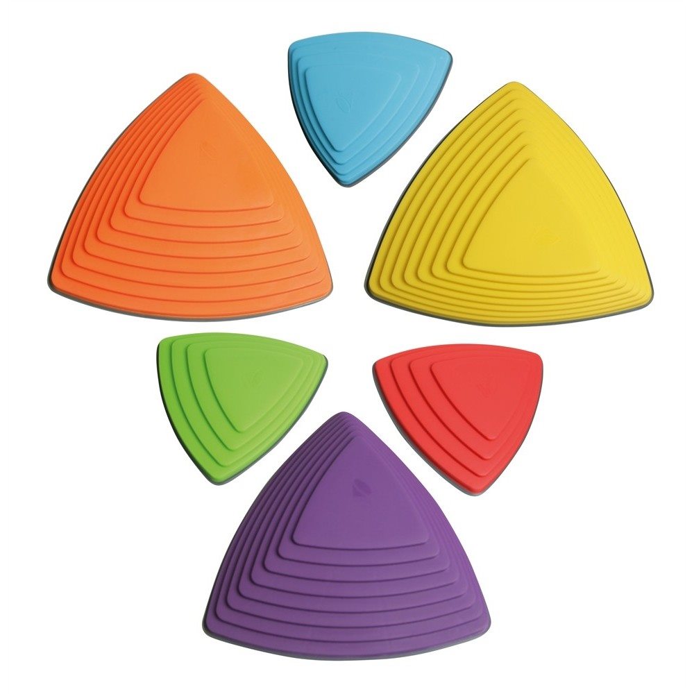 Lot De 5 Pierres D'Équilibre Empilables – Dômes Antidérapants Pour Enfants Dès 3 Ans, Motricité Et Coordination, Idéal École Et Maison
