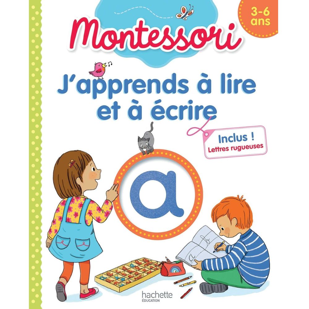 Atelier D’écriture Montessori – Je Lis Et écris De 3 Manières Différentes – Jeu éducatif Allemand (DE52484) Pour 3-6 Ans, Orange