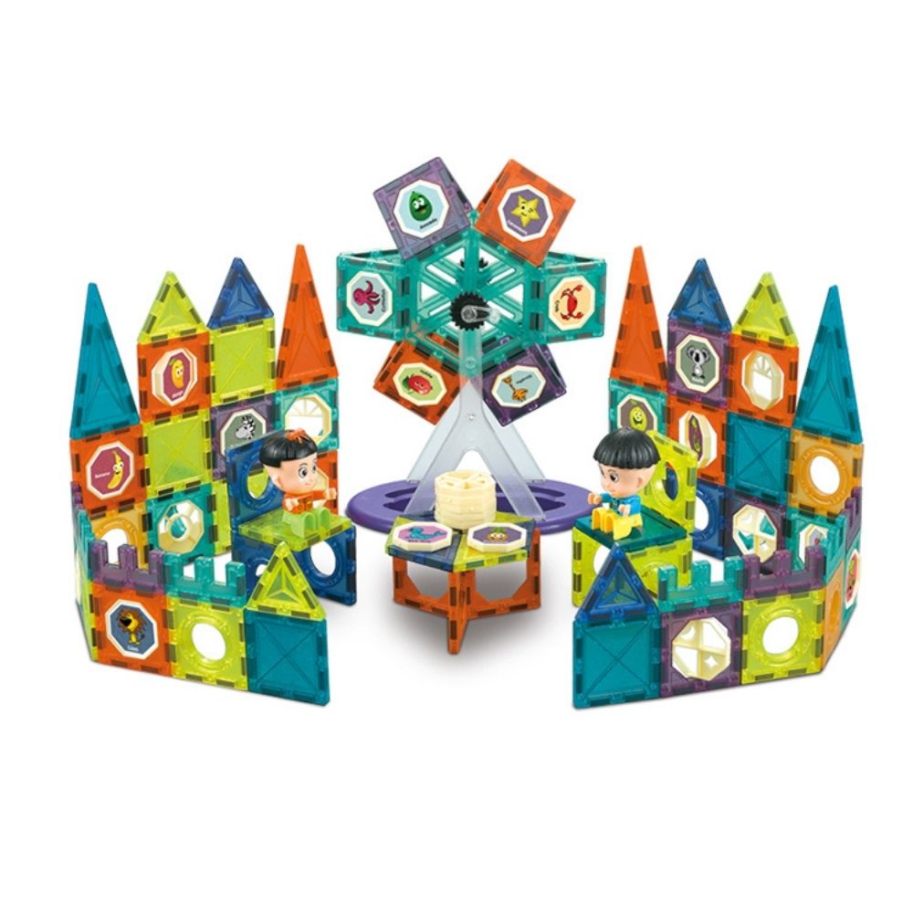 Blocs de construction magnétiques pour jouets Pour les enfants 64 PCS –  moroccobreezes