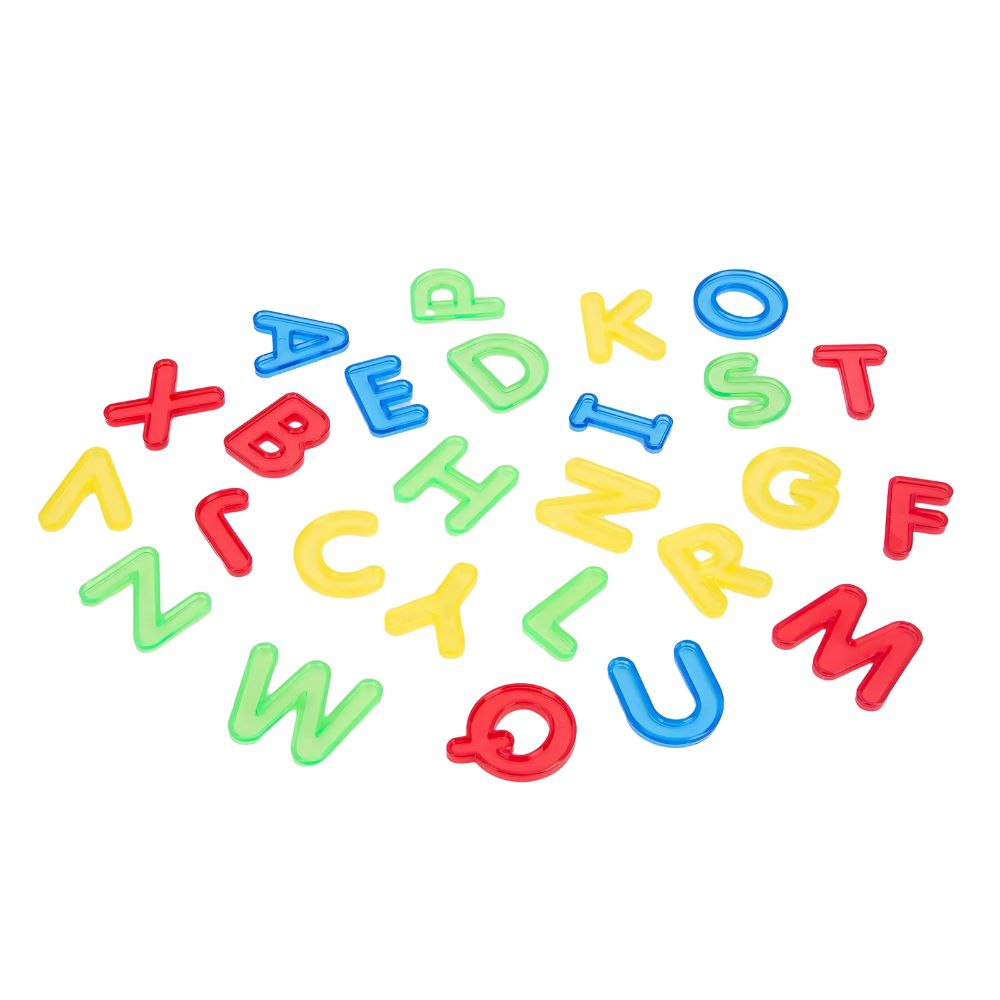 Lot de 26 lettres translucides en Majuscule