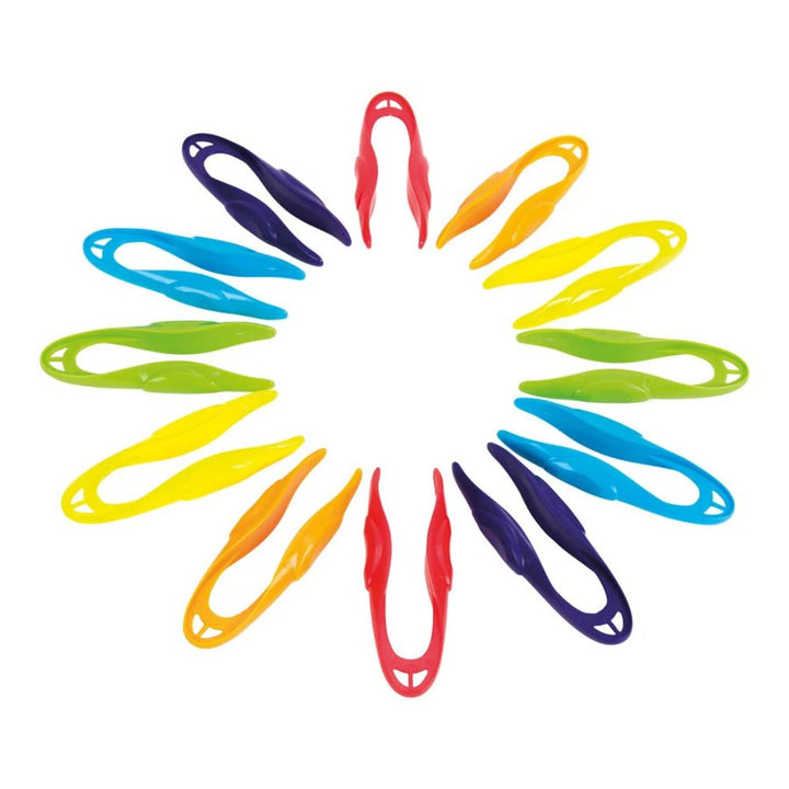 Baril de 12 Pinces de Tri 6 Couleurs Assorties