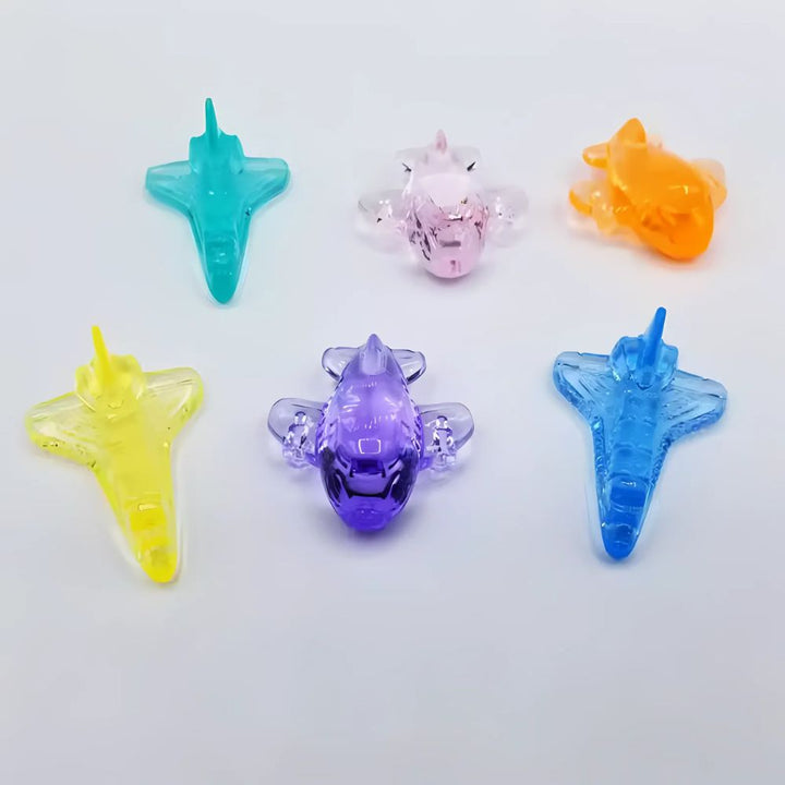 Baril de 120 Avions Translucides à Compter et à Trier