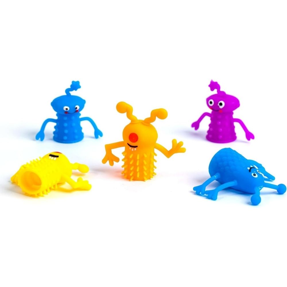 Finger Friends - Marionnettes à doigts rigolotes - Monstres - Lot 5 - 1 - Eveil Montessori Maroc