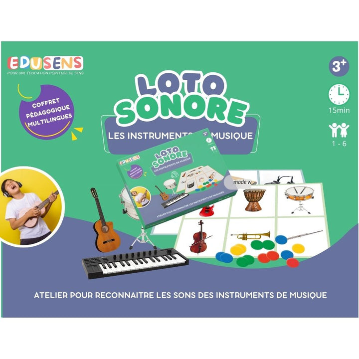 Loto Sonore des instruments de musique