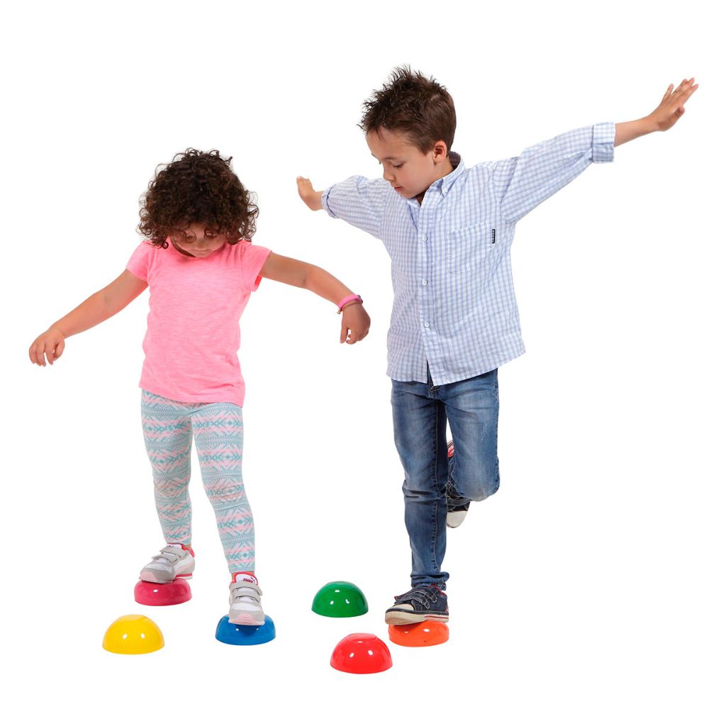 Lot de 6 Demi-sphères d'équilibre "Junior Stone"