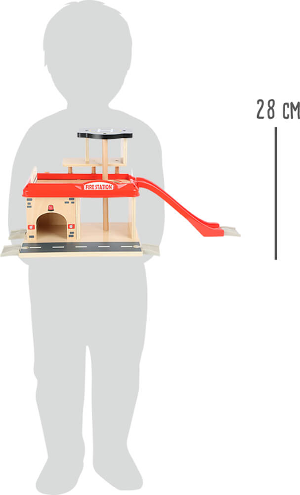 Caserne de pompiers et ses accessoires | EVEIL MONTESSORI