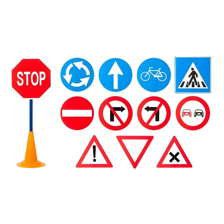 12 panneaux de circulation routière - 86cm