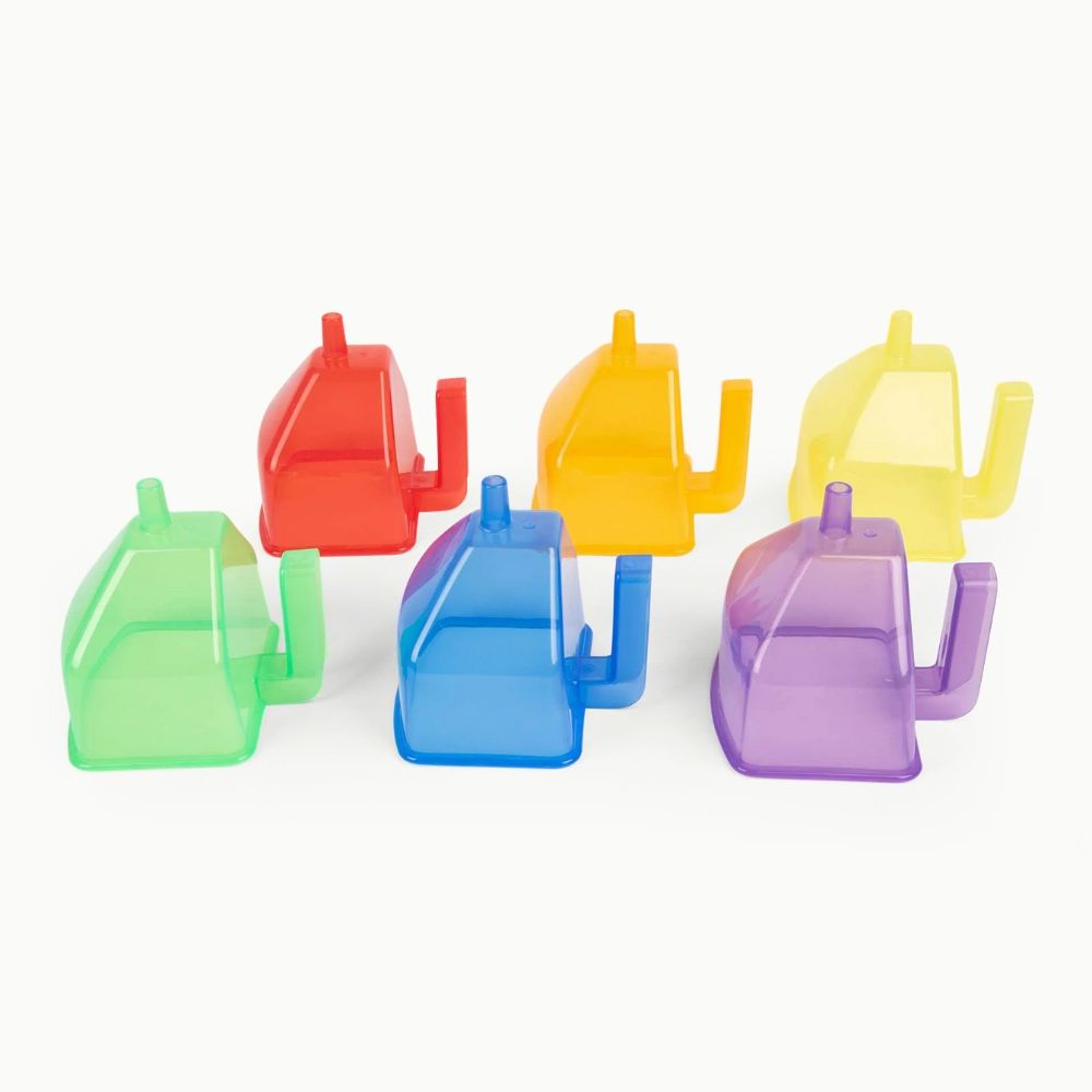 Lot de 6 Entonnoirs Translucides