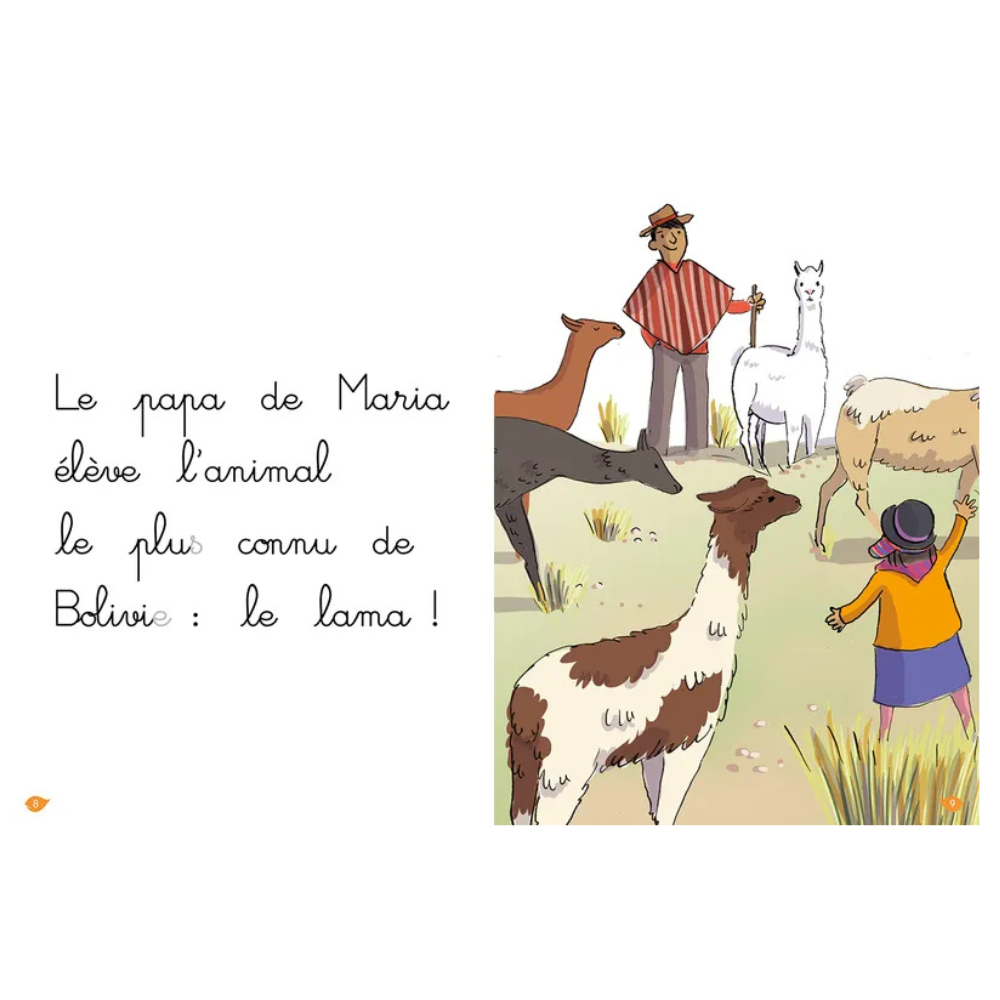 Drôle de lama, niveau 1 - J'apprends à lire Montessori