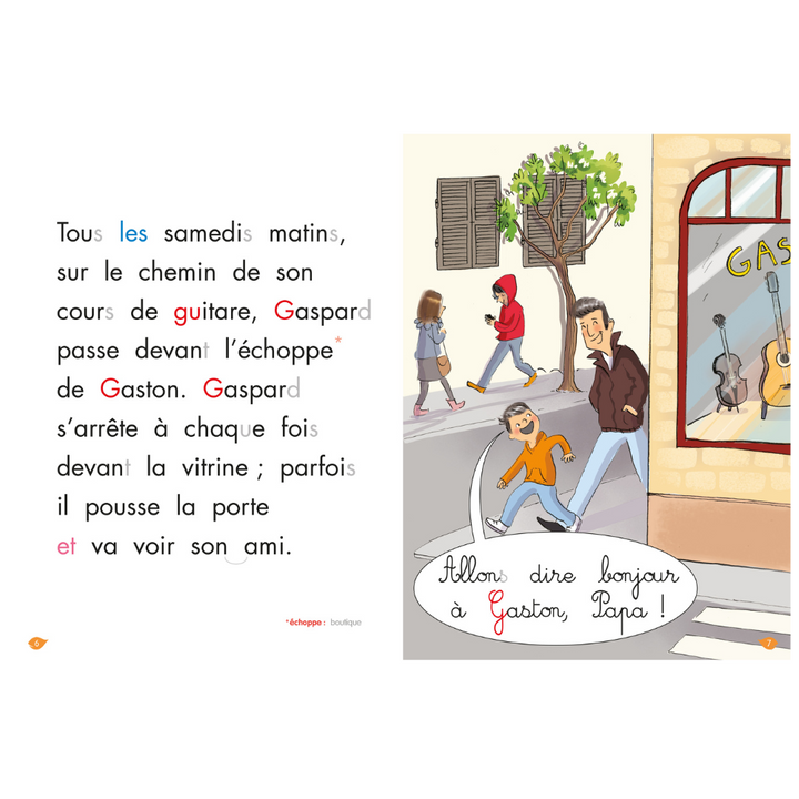 La guitare de Gaspard, niveau 3 - J'apprends à lire Montessori