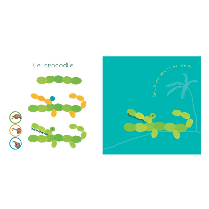 Dessine et peins avec tes mains