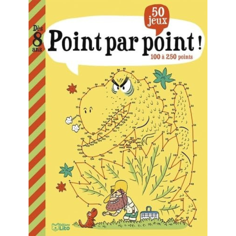 Livre jeux : Point par point ! - 1 - Eveil Montessori Maroc