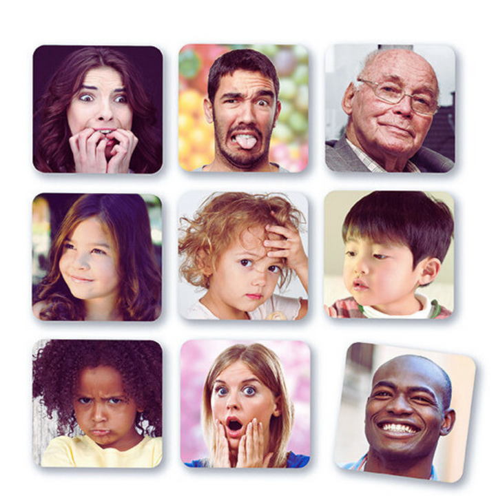 Lot de 10 puzzles - les 10 émotions