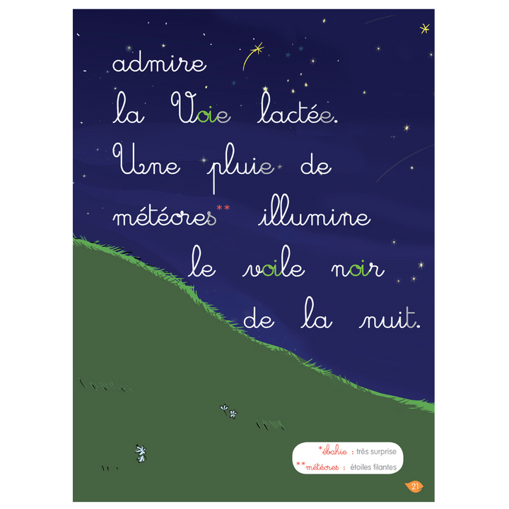 La nuit des étoiles, niveau 2 - J'apprends à lire Montessori