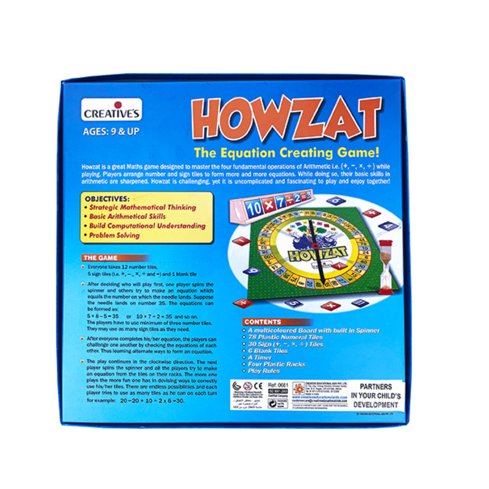 Howzat : Jeu à Grande Vitesse pour apprendre à calculer