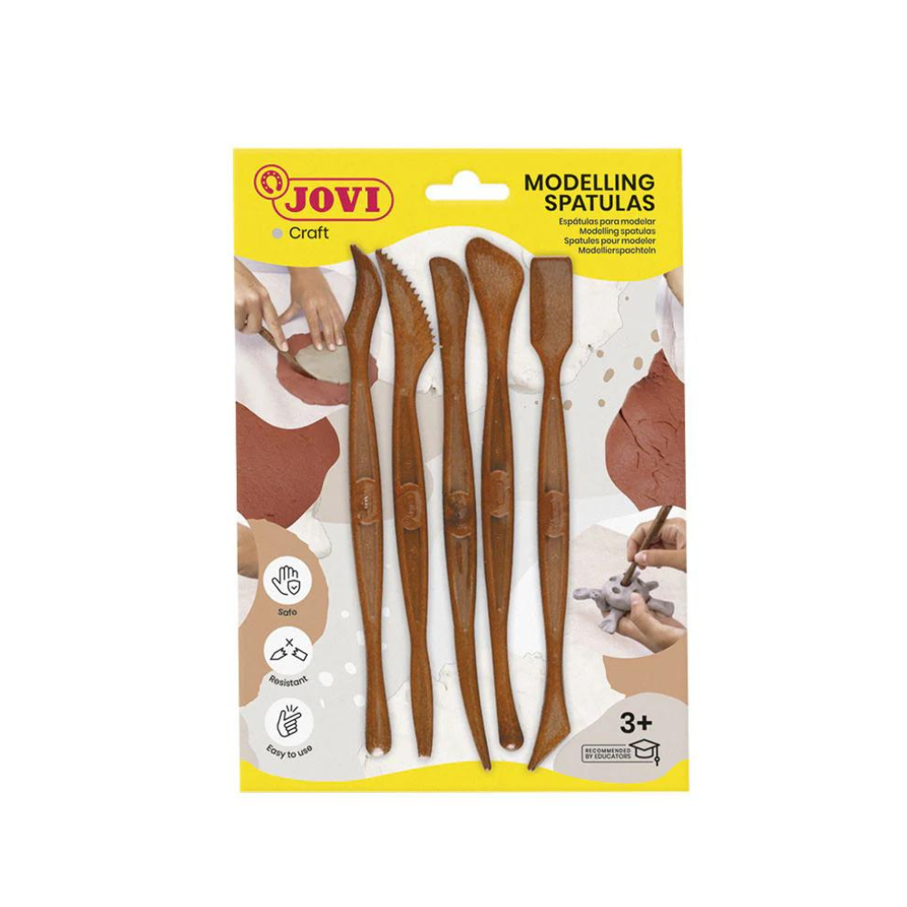 Spatules à modeler : Lot de 5 différents unités