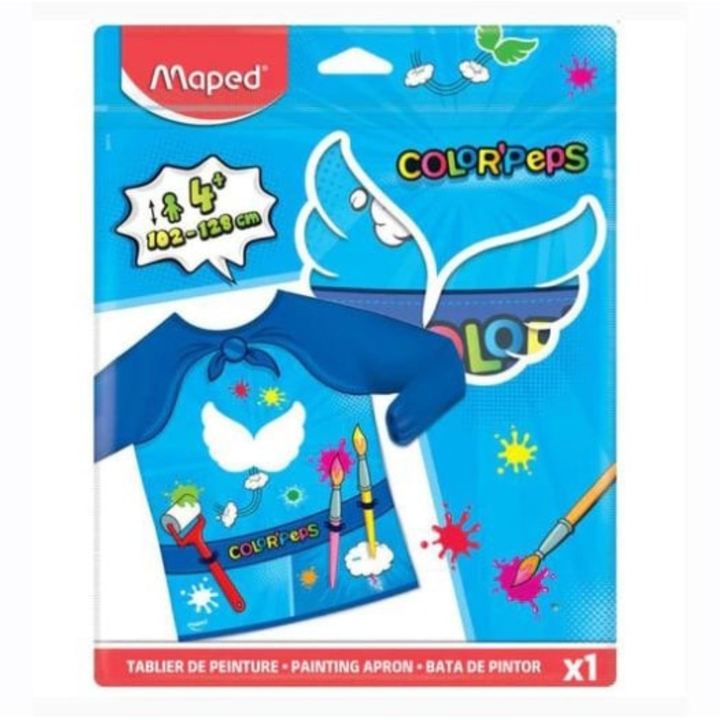 Tablier de protection Color'Peps Superpower – 4 à 8 ans – Maped - 1 - Eveil Montessori Maroc