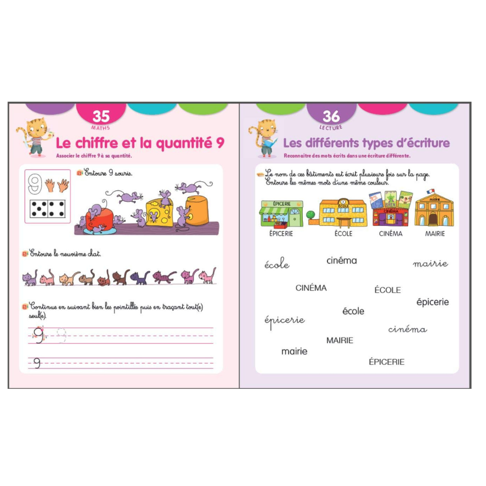Mon cahier maternelle - Grande Section - 5/6 ans