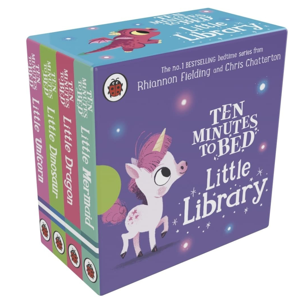 Ten Minutes to Bed: Bedtime Little Library – Coffret de 4 mini-livres cartonnés - 1 - Eveil Montessori Maroc