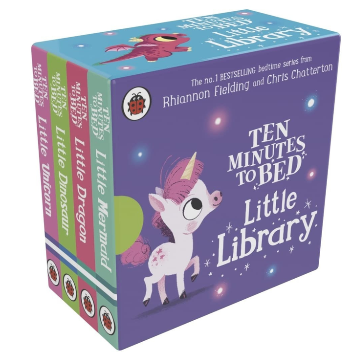 Ten Minutes to Bed: Bedtime Little Library – Coffret de 4 mini-livres cartonnés - 1 - Eveil Montessori Maroc