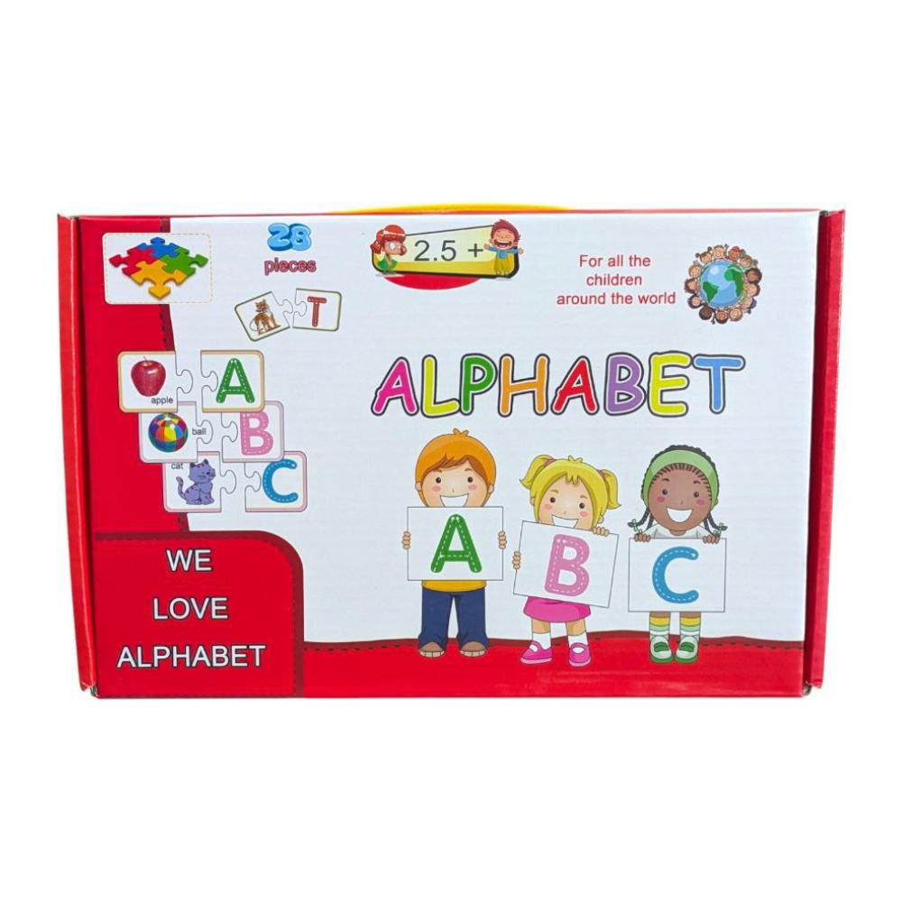 Puzzle éducatif Alphabet Anglais 28 pièces – - 1 - Eveil Montessori Maroc