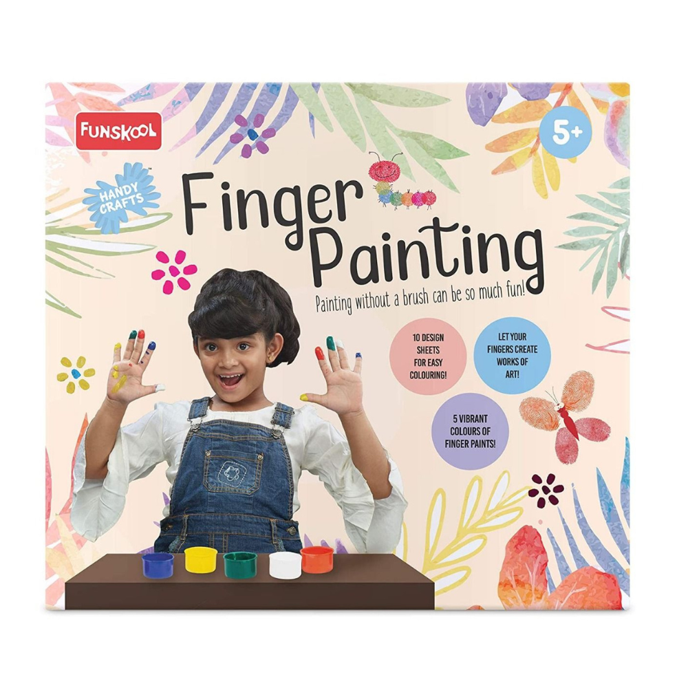 Atelier de peinture avec les doigts