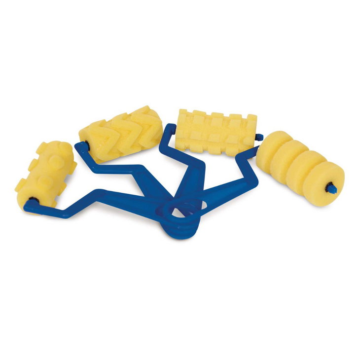 Sachet de 4 rouleaux en mousse 70 mm