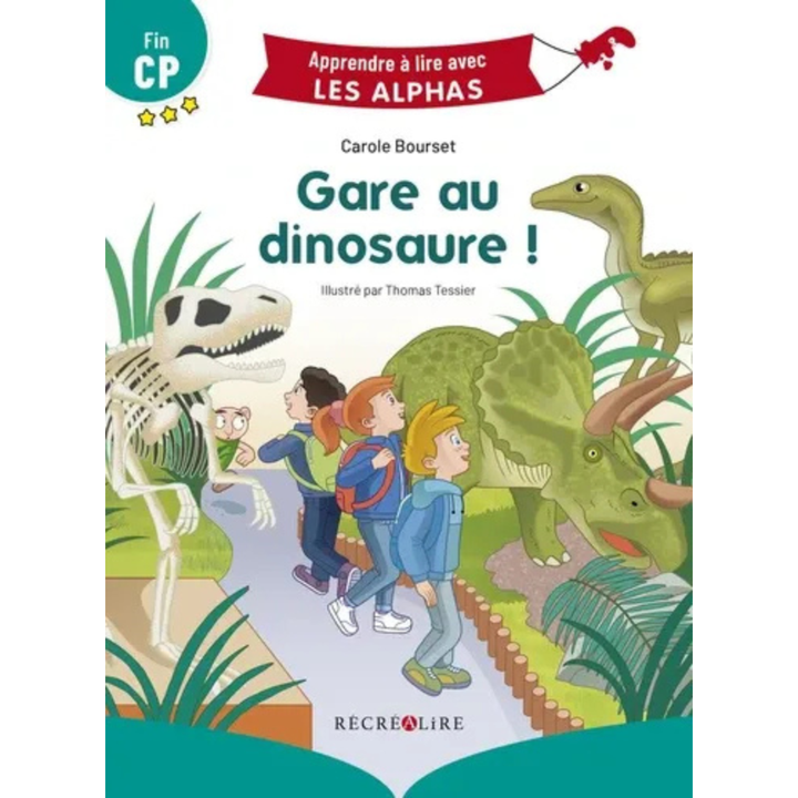 Gare au dinosaure ! – Fin CP – Collection Apprendre à lire avec Les Alphas - 1 - Eveil Montessori Maroc
