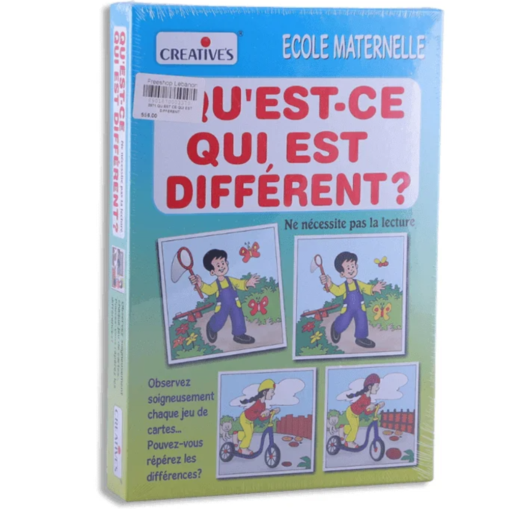 Qu'est-ce qui est différent ? – Jeu éducatif d'observation