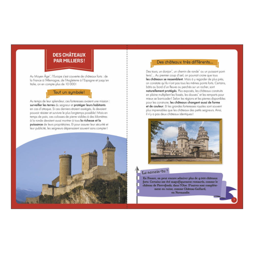 À la découverte des châteaux forts