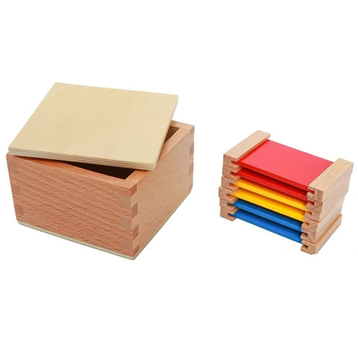 Tablettes de couleurs - Boîte N°1 - 4 - Eveil Montessori Maroc