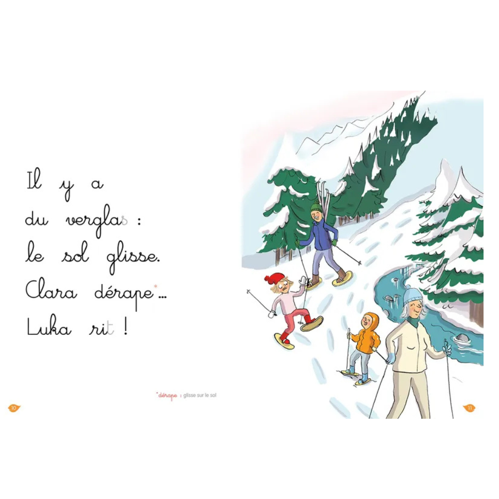 La balade à raquettes, niveau 1 - J'apprends à lire Montessori