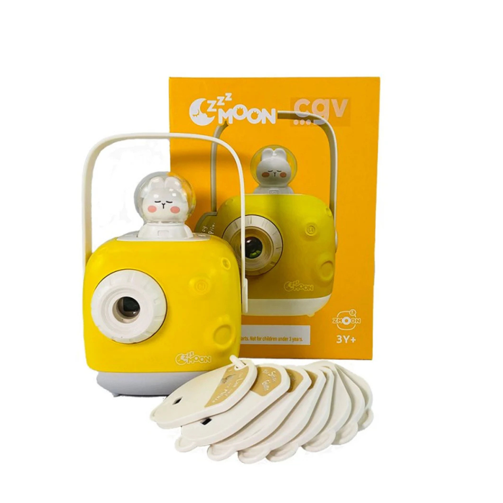 ZzzMoon Conteur et Projecteur des Histoires Rechargeable - Jaune