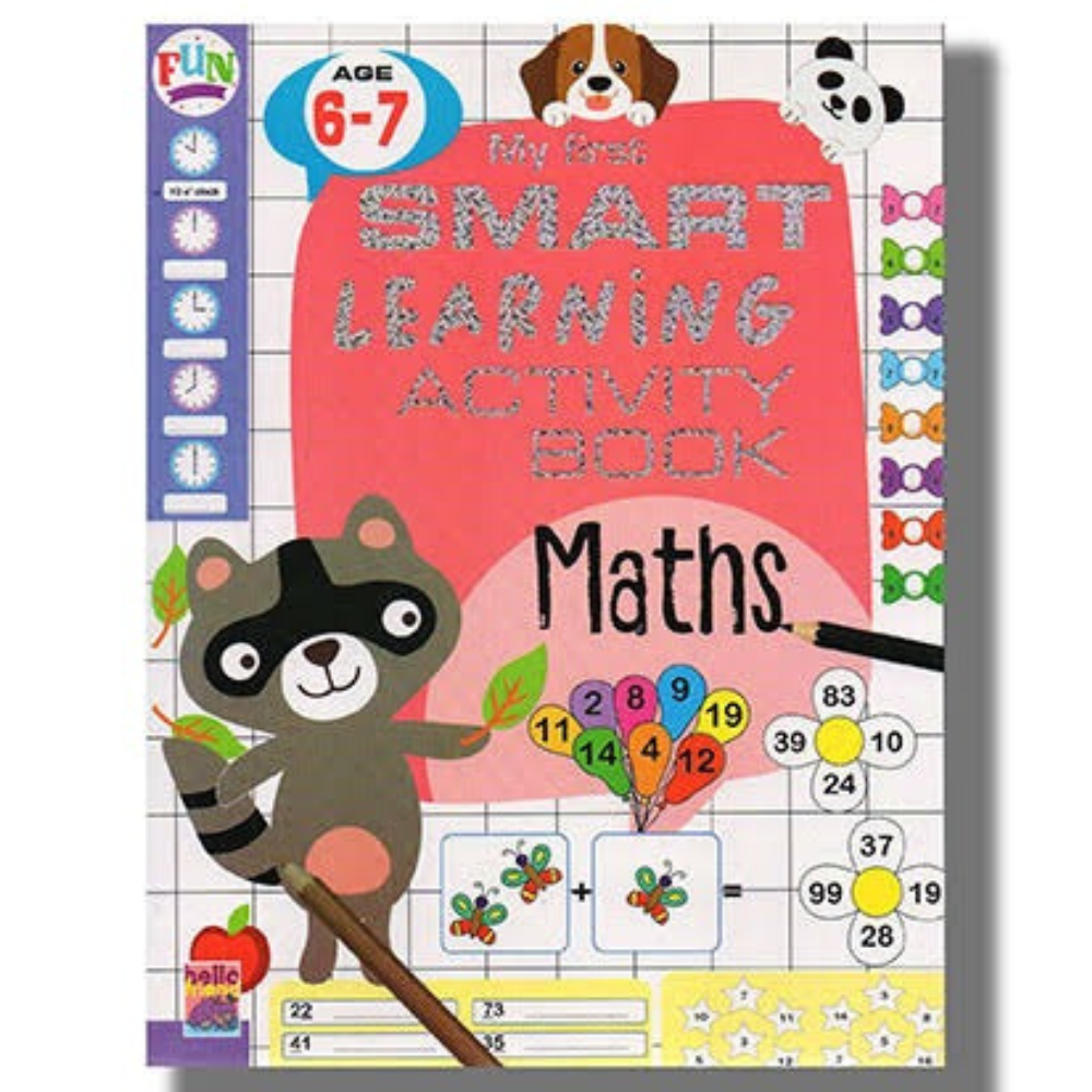 My First Smart Learning Activity Book – Maths 6–7 Years - 1 - Eveil Montessori Maroc