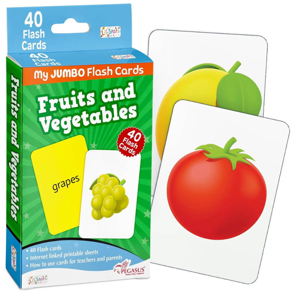 Fruits & Vegetables – Boîte de Flash Cards Éducatives - 1 - Eveil Montessori Maroc