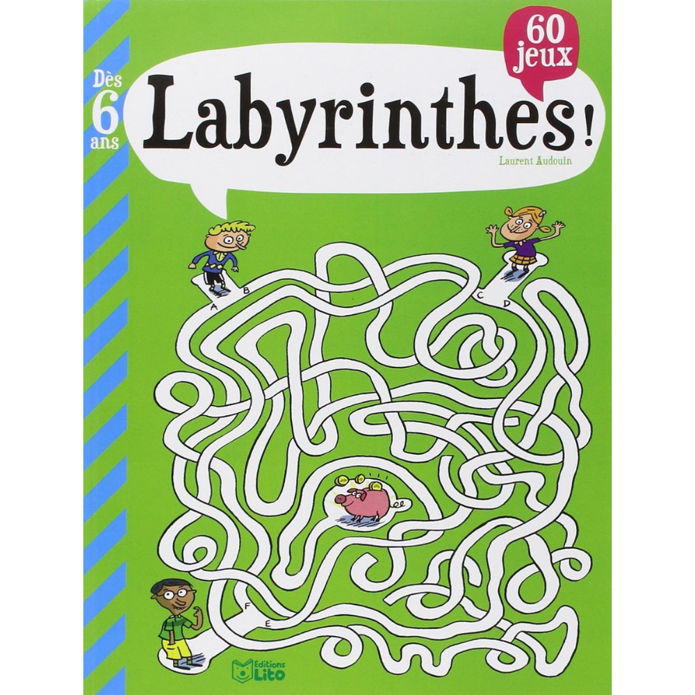 Livre jeux : Labyrinthe - 1 - Eveil Montessori Maroc