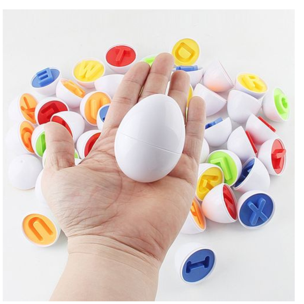 Jeu d’association des lettres - Matching eggs