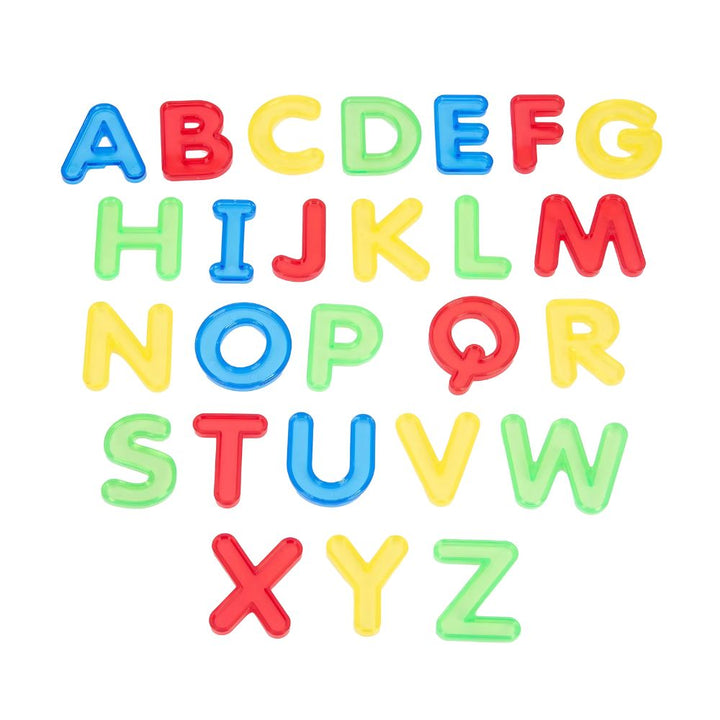 Lot de 26 lettres translucides en Majuscule