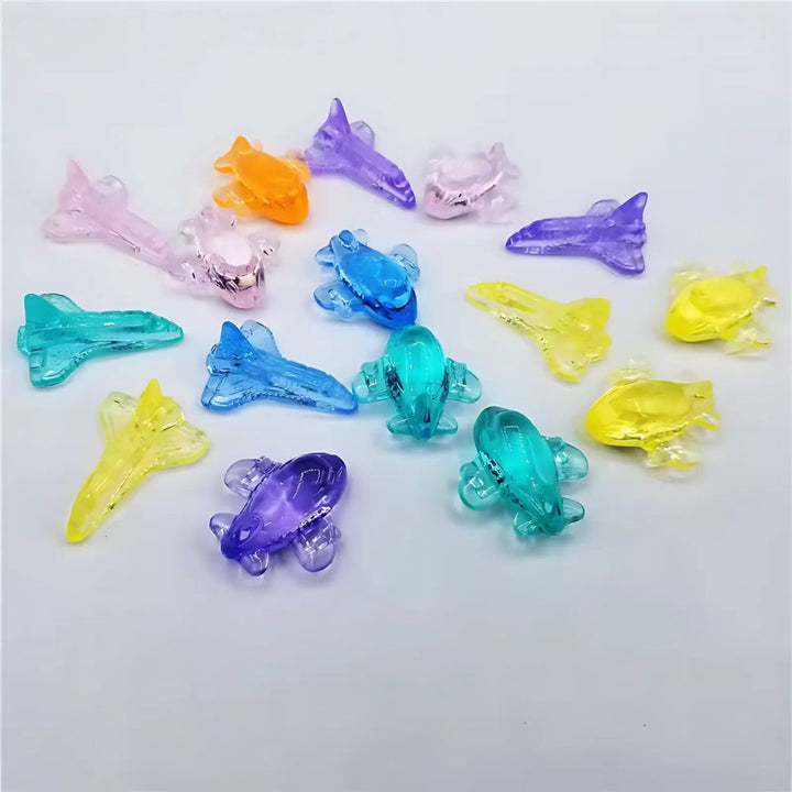 Baril de 120 Avions Translucides à Compter et à Trier