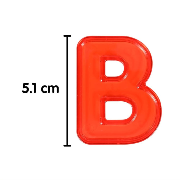 Baril des Lettres et Chiffres Translucides