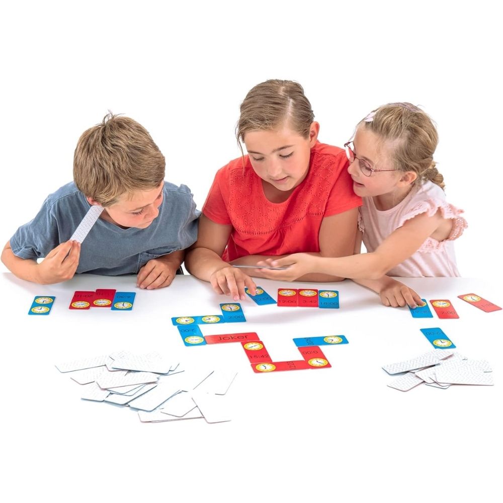Dominos pour apprendre l'heure - 2 - Eveil Montessori Maroc