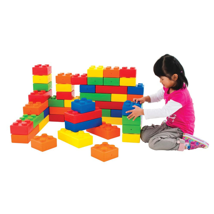Jeu de construction JUNIOR MEGA BRICKS, 50 pièces