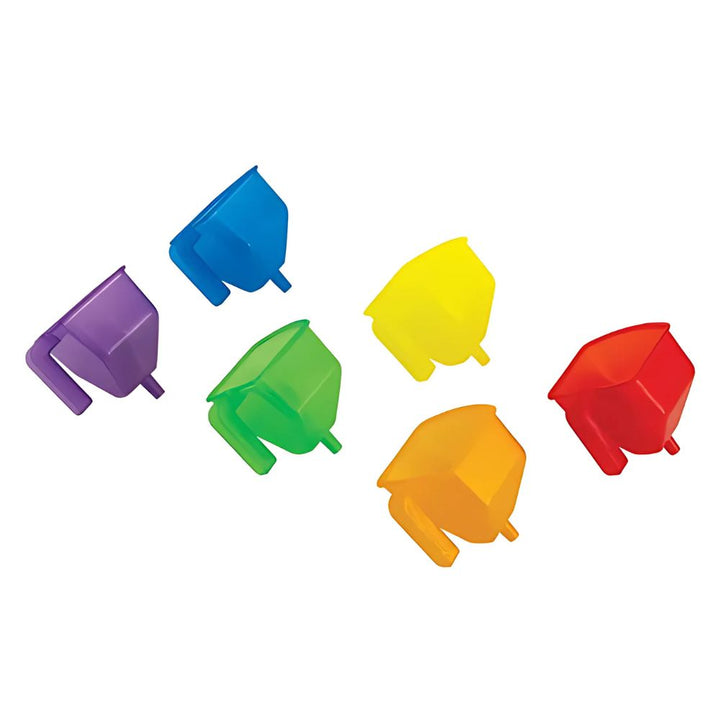 Lot de 6 Entonnoirs Couleurs Assorties