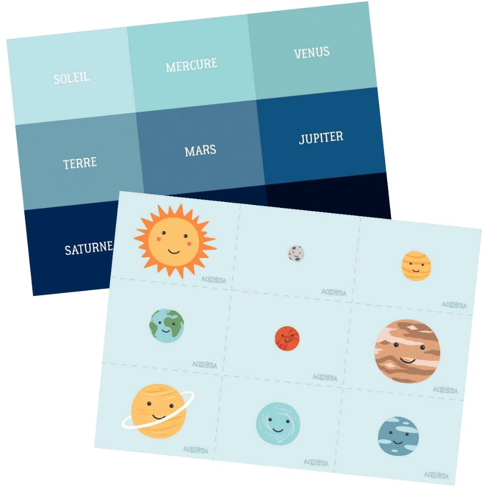 Tapis d'activité VMAT 280x50cm - Le système solaire