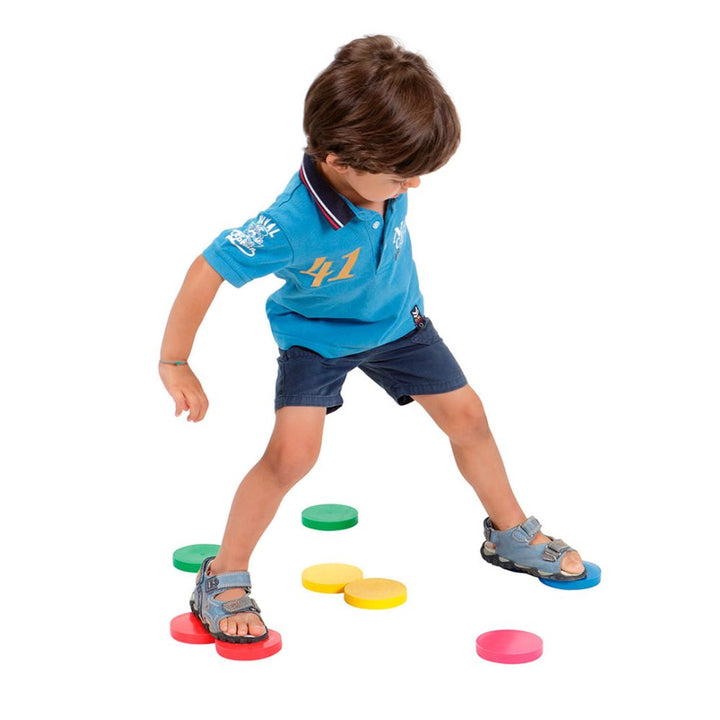 Jeu disc'o' bocce - Lot de 9 palets Souples ronds