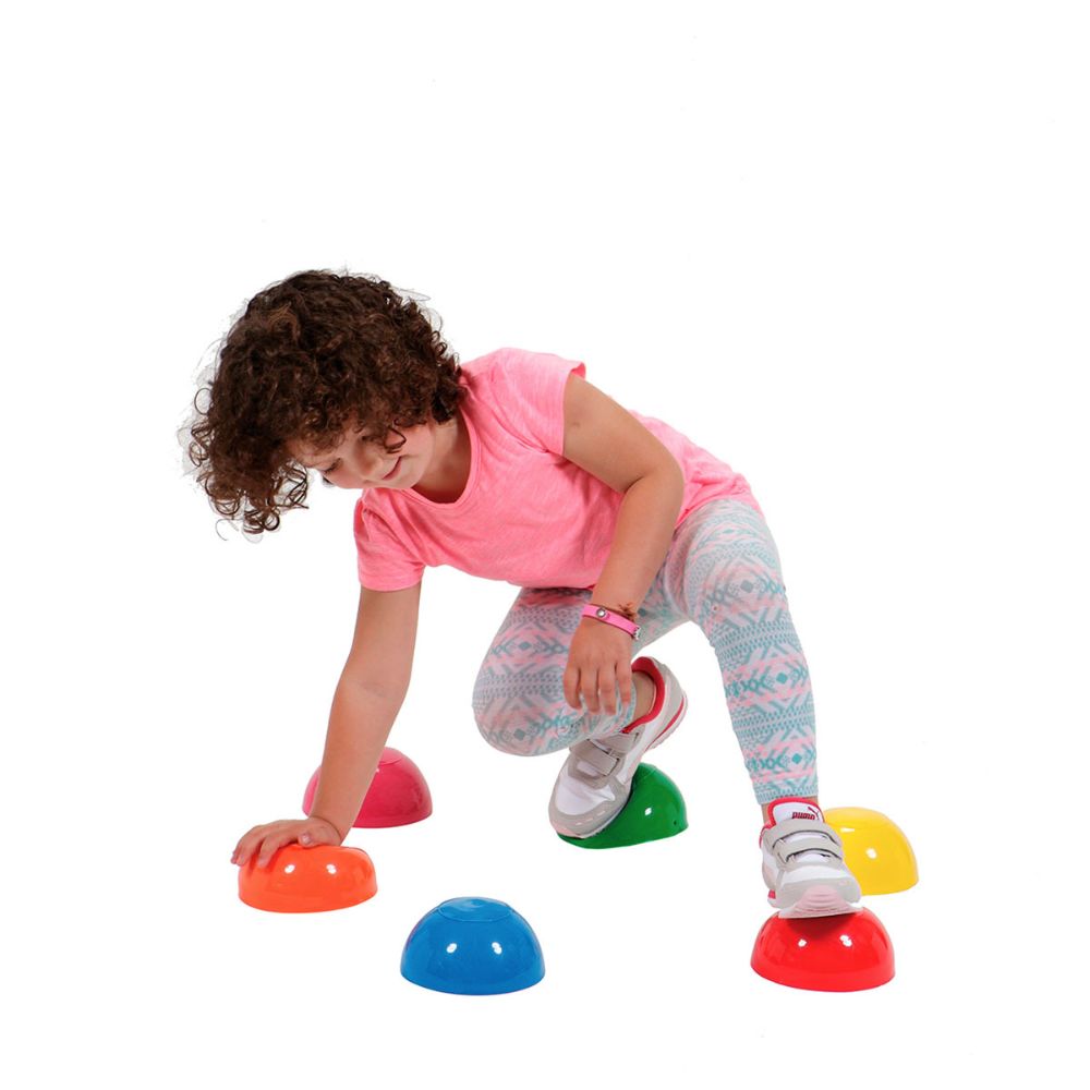 Lot de 6 Demi-sphères d'équilibre "Junior Stone"